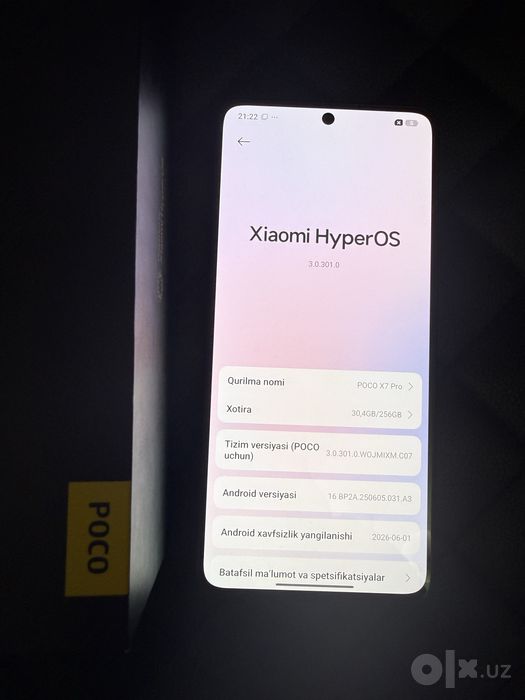 POCO X7 PRO 256gb
