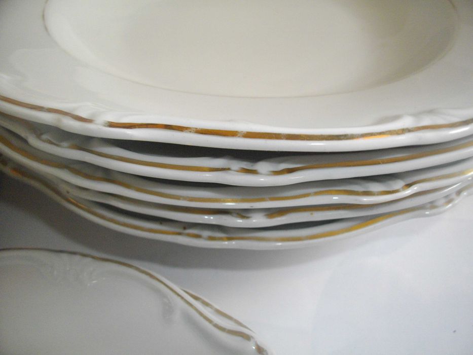 BAVARIA-Herlet Jacob-Немски Порцелан-Чинии-ф190-ф250мм-Барок Релеф