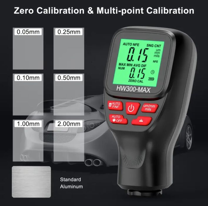 Автомобильный толщиномер лакокрасочного покрытия