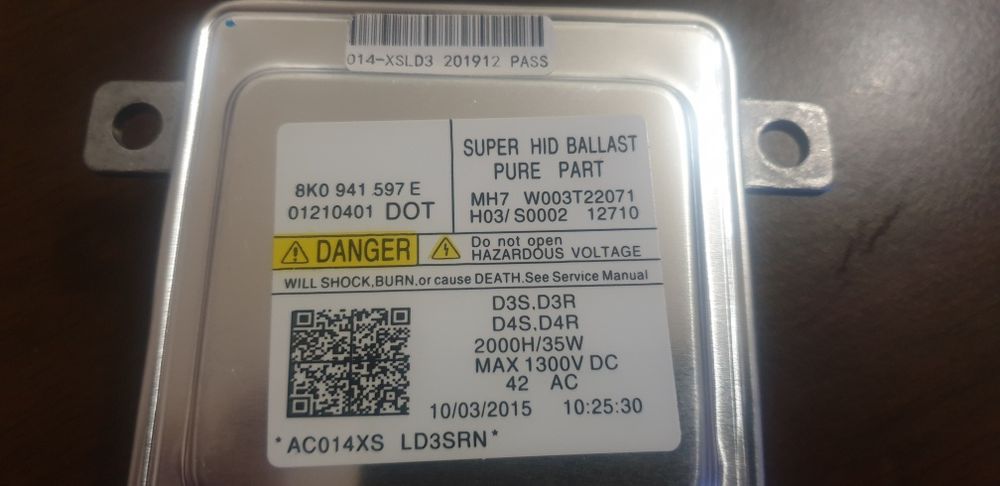 Баласт 8K0941597E, Запалка за ксенон 8K0941597E