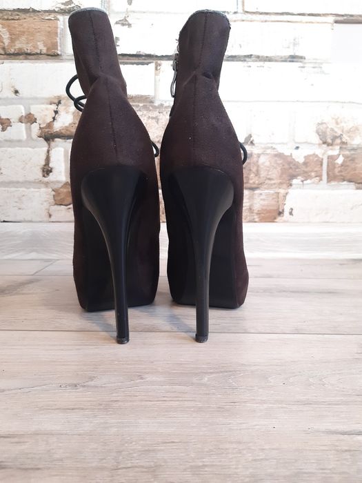 Велурени / кожени боти ботуши