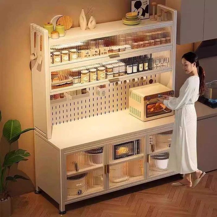 Кухонный сервант/Шкаф для хранения/Сервант с откидной дверцей вверх