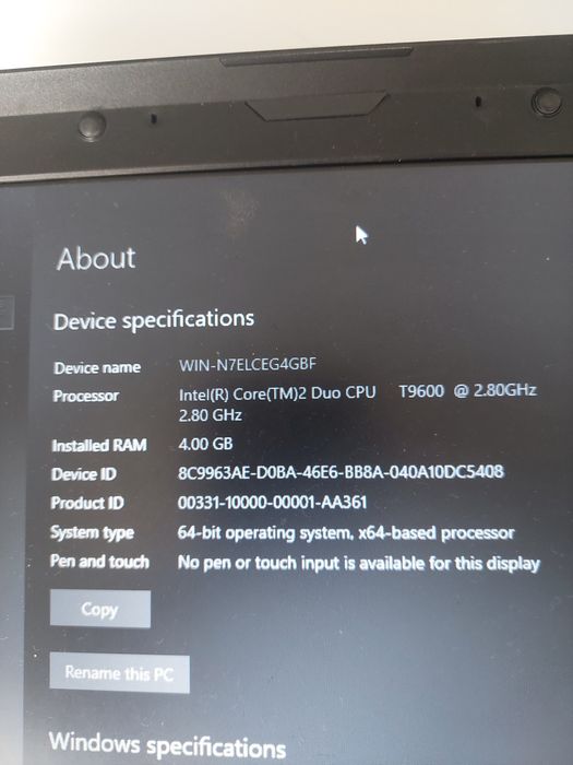 Laptop Lenovo TinkPad SL500