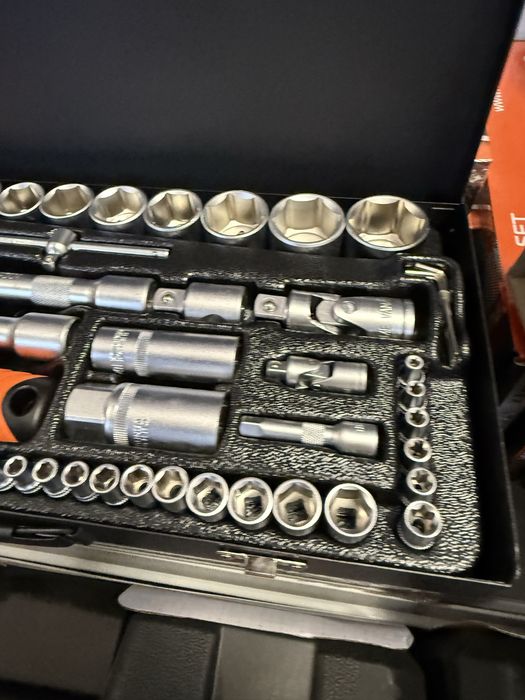 Комплект Гедоре 1/2″-1/4″ 65 части PREMIUM HD