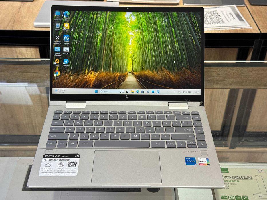 HP ENVY x360 14-es0xxx Core i5-1335U ram 8 ssd 512  без сенсора!
