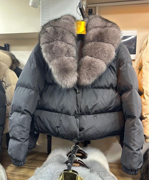 Geaca cu puf de gasca