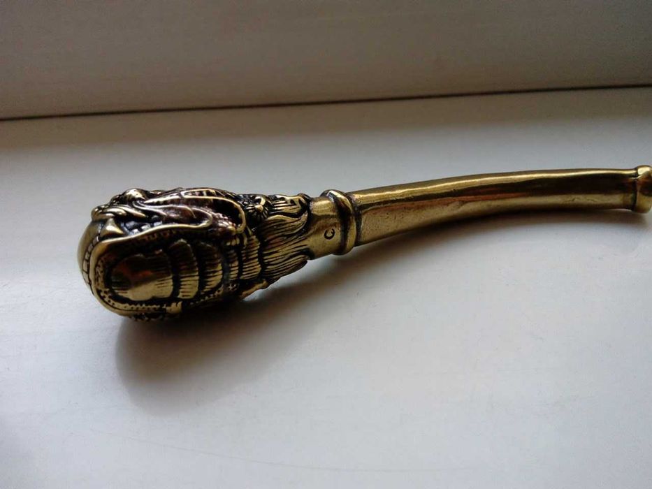 курительная трубка бронзовая (№48)