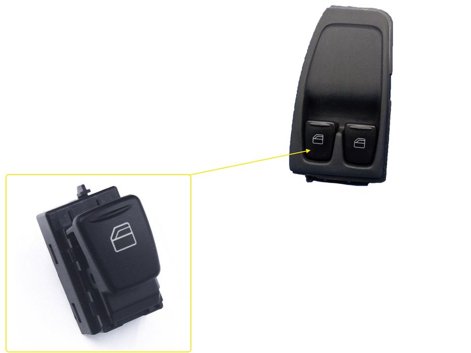 Бутон за ел. стъкла за Smart ForTwo W 451