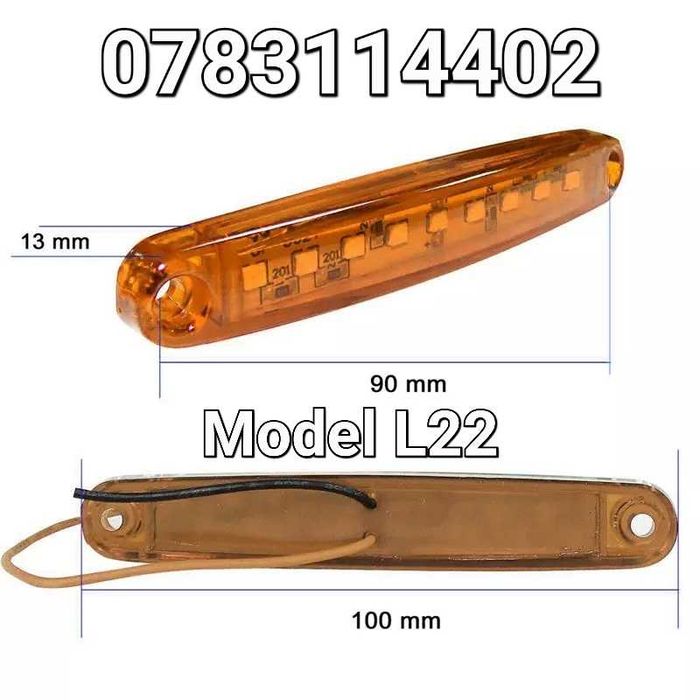 SET–Lampa–Lampi Gabarit LED–Platforma–Remorca–Trailer–Peridoc–Tractor