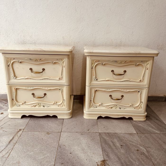 Италианско класическо огледало + 2 нощни шкафчета