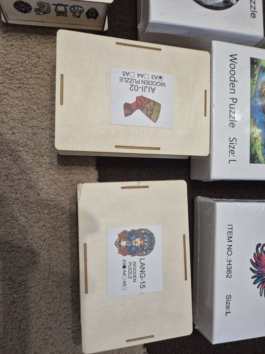 Дървени пъзели нови