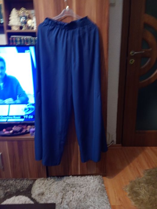 Fusta pantalon culoare albastru