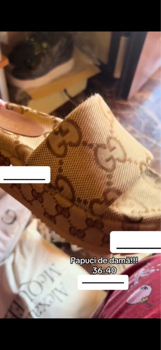 papuci gucci damă