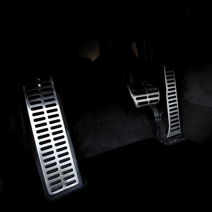 Ornamente Pedale Inox VW Volkswagen Golf 5 6 Octavia Jetta Scirocco MK