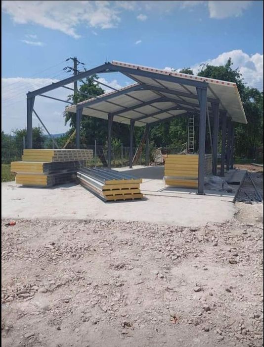 Vand hală metalică 10 X 15 X 4 înălțime