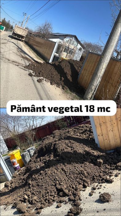 Pamant vegetal de flori 18 mc(bragadiru-clinceni-varteju-magurele-buda