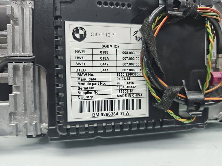 Display bord Bmw 5 (F10) [Fabr 2011-2016] 9266384