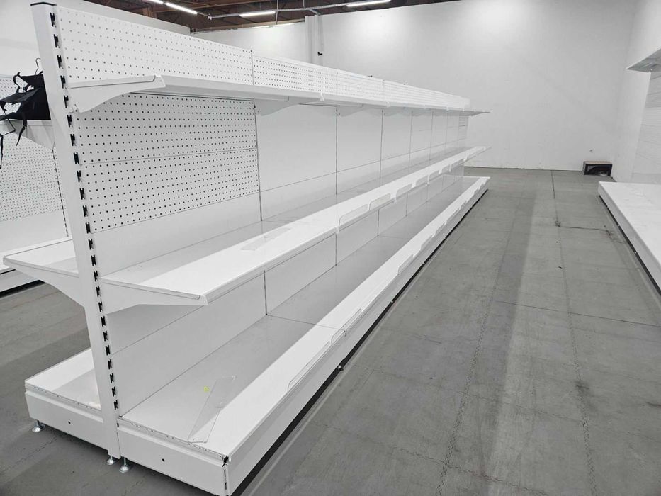 Двулицев стелаж с четири рафта