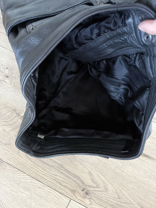 Pantaloni Piele Naturala Negru Barbati | Marime 32 x 32 (42)