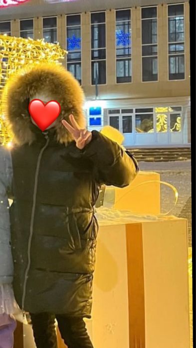 Куртка зима черная
