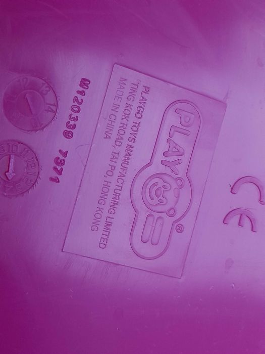 Детска дъска за рисуване и писане, бяла дъска магнитна, Playgo, голяма