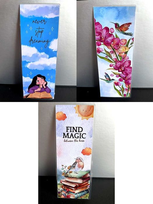 Книгоразделители за книги | ламинирани и магнитни | подарък за ученици