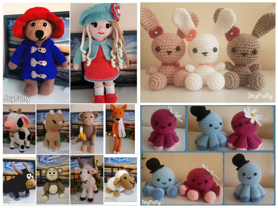 Плетени играчки на една кука