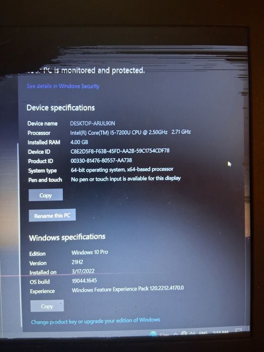 laptop Lenovo cu display ul spart