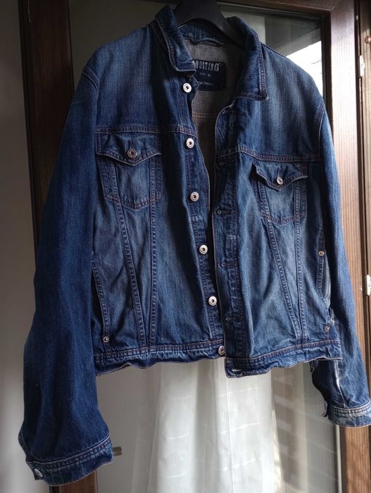 geaca barbati bluejeans Mustang,marime XL,bumbac,clasica