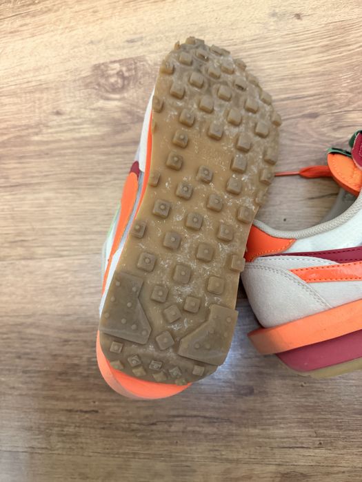 Nike LD Waffle sacai CLOT Kiss of Death Net Orange Blaze