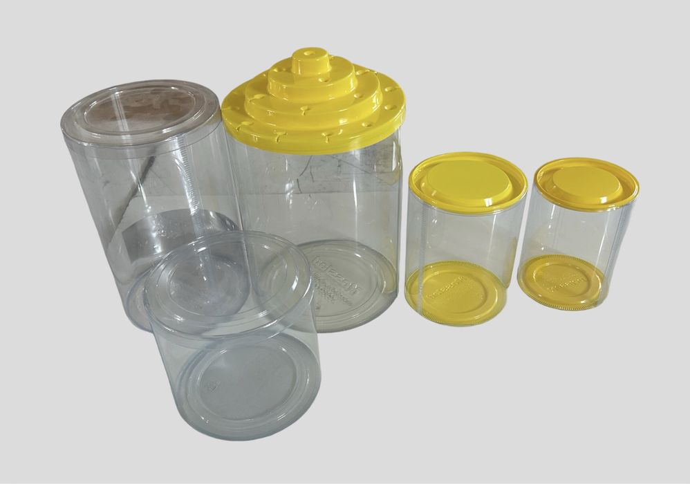 Банки из ПВХ пищевое, ПВХ Банкалари озик-овкатлар учун