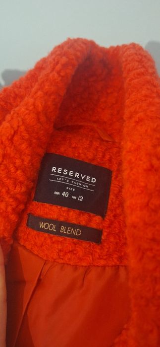 Palton corai Reserved