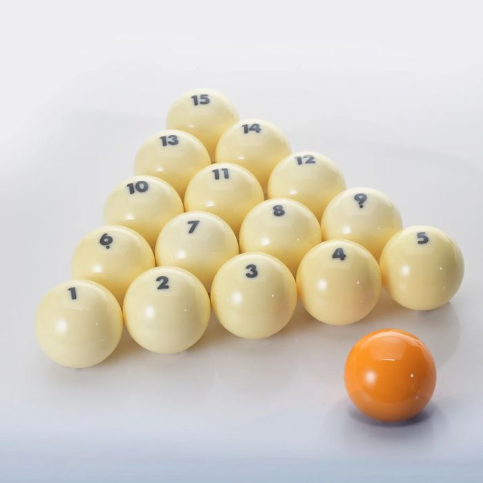 Бильярдные шары СТАРТ Dynaspheres 67мм Жёлтый и красный биток. Новое