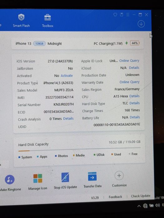 iPhone 13 ЗА ЧАСТИ !!!