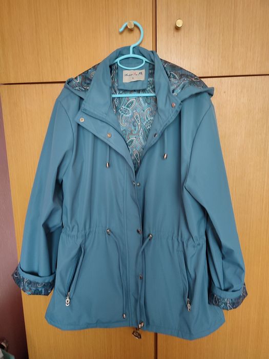 Светло син  тренч