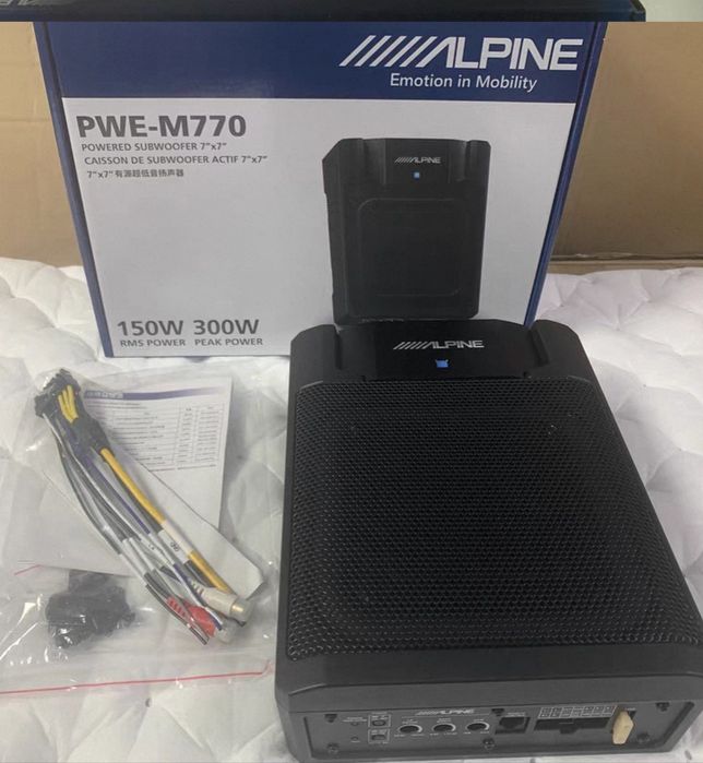 Cабвуфер под сиденье Alpine PWE-M770 активный
