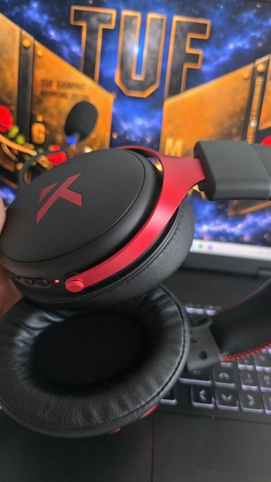 Căști Gaming MCHOSE V9 Pro – Wireless 2.4GHz / Bluetooth 5.3 / USB‑C, 53mm, 7.1, AI Noise Canceling