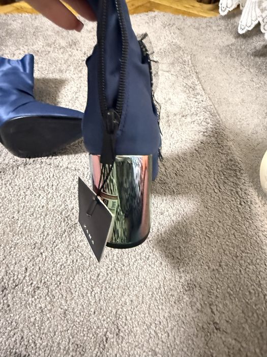 Botine Zara satin