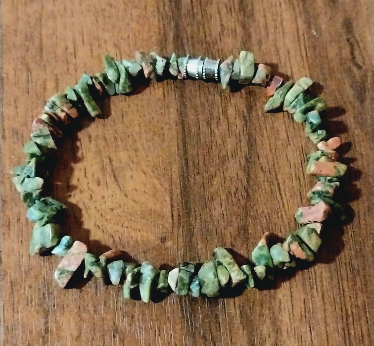 Бусы Белый агат, СССР.