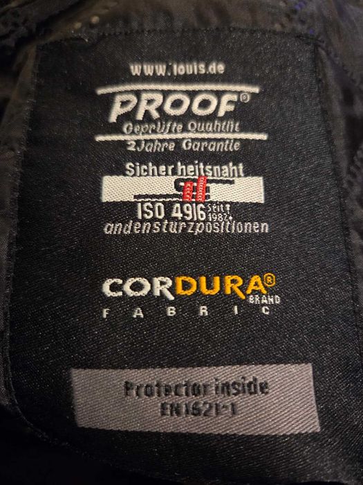 Pantaloni moto touring enduro ATV  Fastway Cordura impermeabili cu protectii genunchi si captusala iarna detasabila