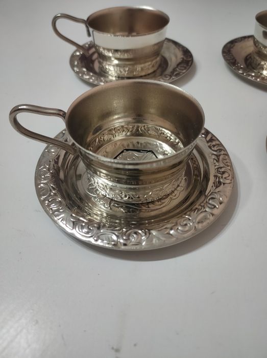 Подстаканники для кофе НМЦ мельхиор