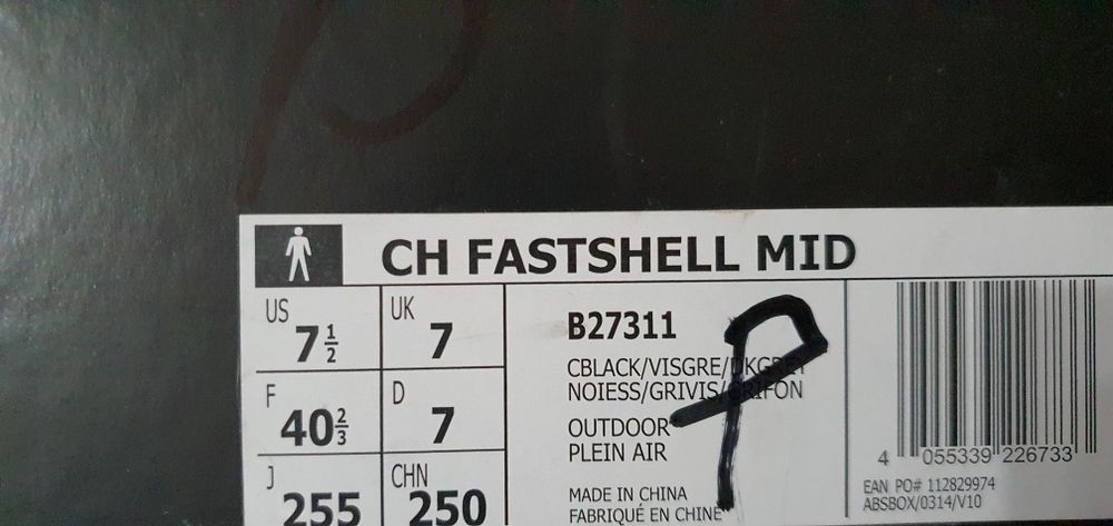 Ghete Adidas Ch Fastshell