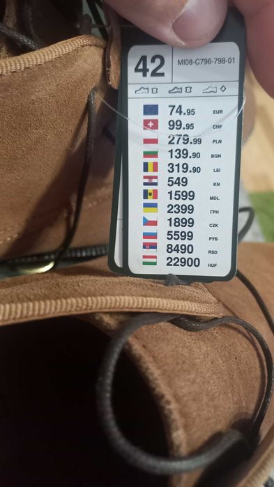 Ghete piele intoarsa Gino Rossi