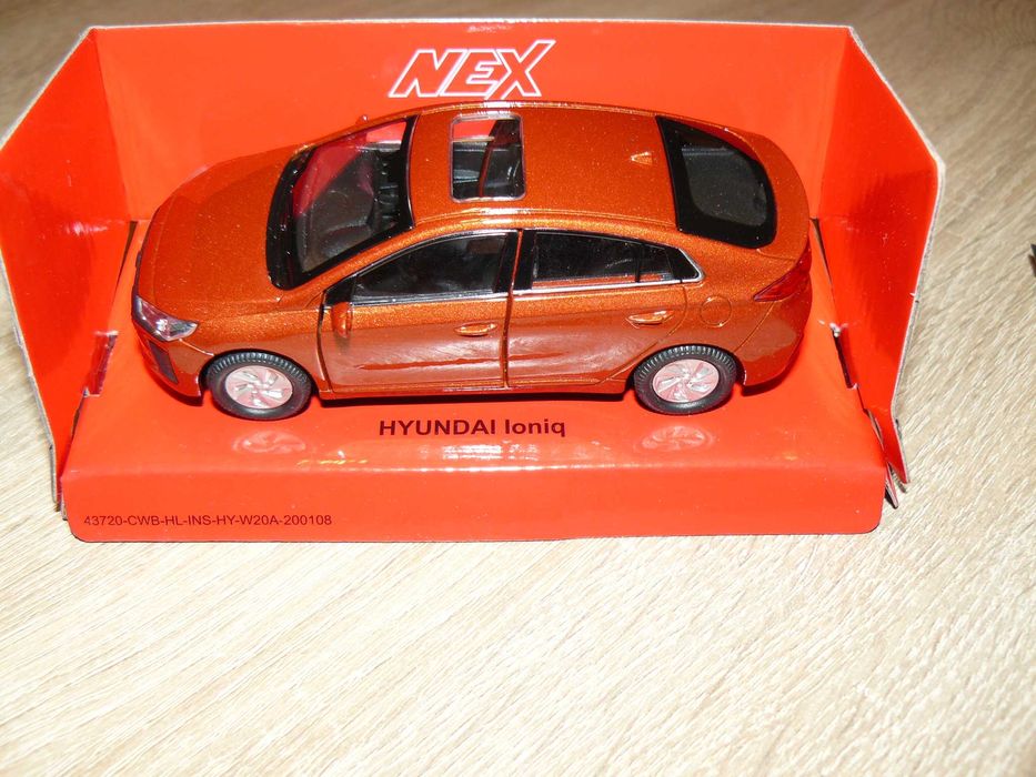 Macheta Auto De Colectie HYUNDAI IONIQ Scara 1:34,Noua WELLY - NEX