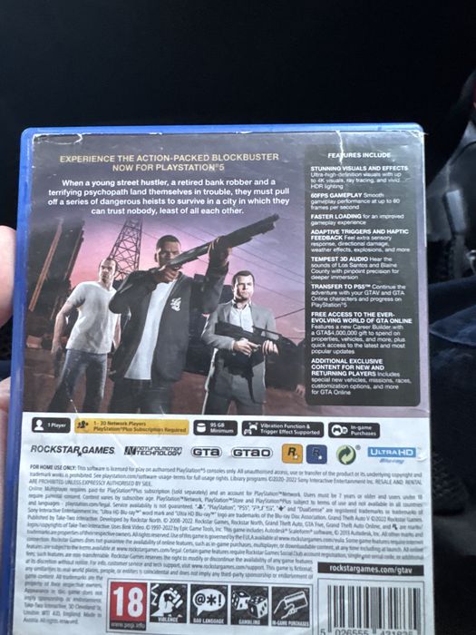 Grand Theft Auto 5, GTA5 for PS5