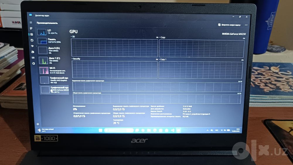 Acer Aspire i5 10-avlod.srochno sotiladi juda arzon