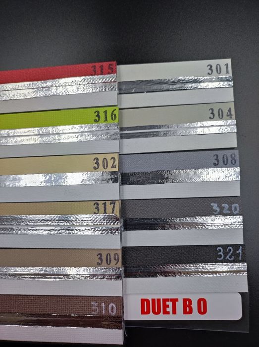 Jaluzele plisate cu material textil opac sau semitransparent