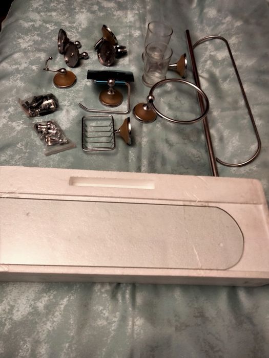 Ванный набор новый, сталь