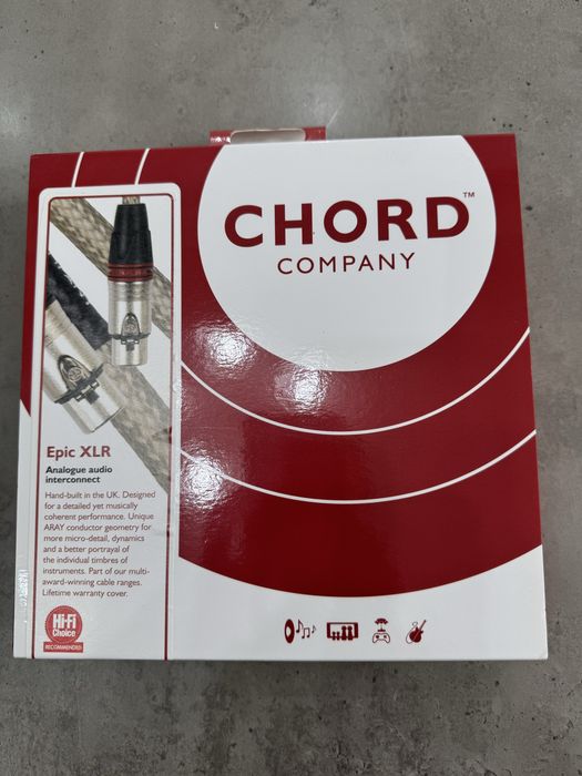 XLR кабел - CHORD Epic Aray 2 XLR 0,5 м