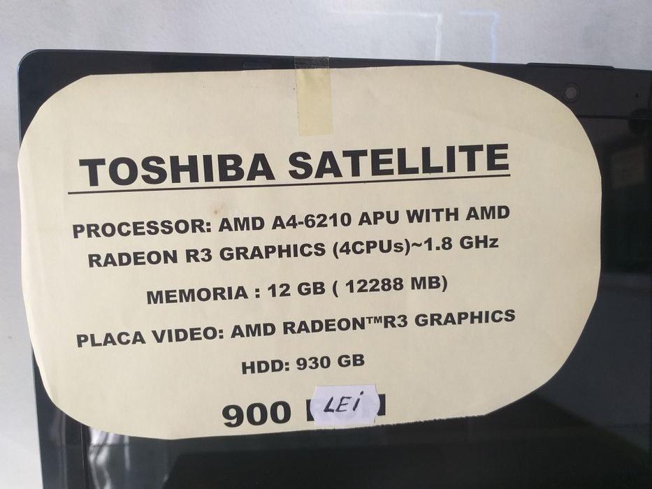 Laptop Toshiba pentru piese (lt) Star Amanet